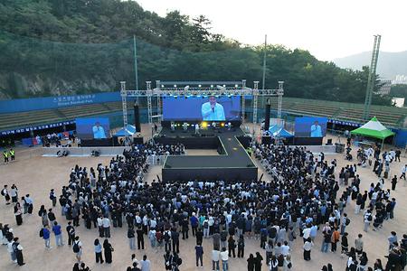 드론 호버링 동아리 활동(대동제 안전 경비, 순찰)