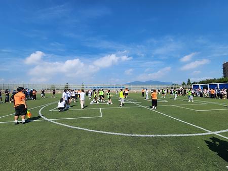 2025년 인문사회과학대 체육대회(여자피구 우승)